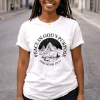 Peace in God's Purpose Unisex Jersey Short Sleeve Tee