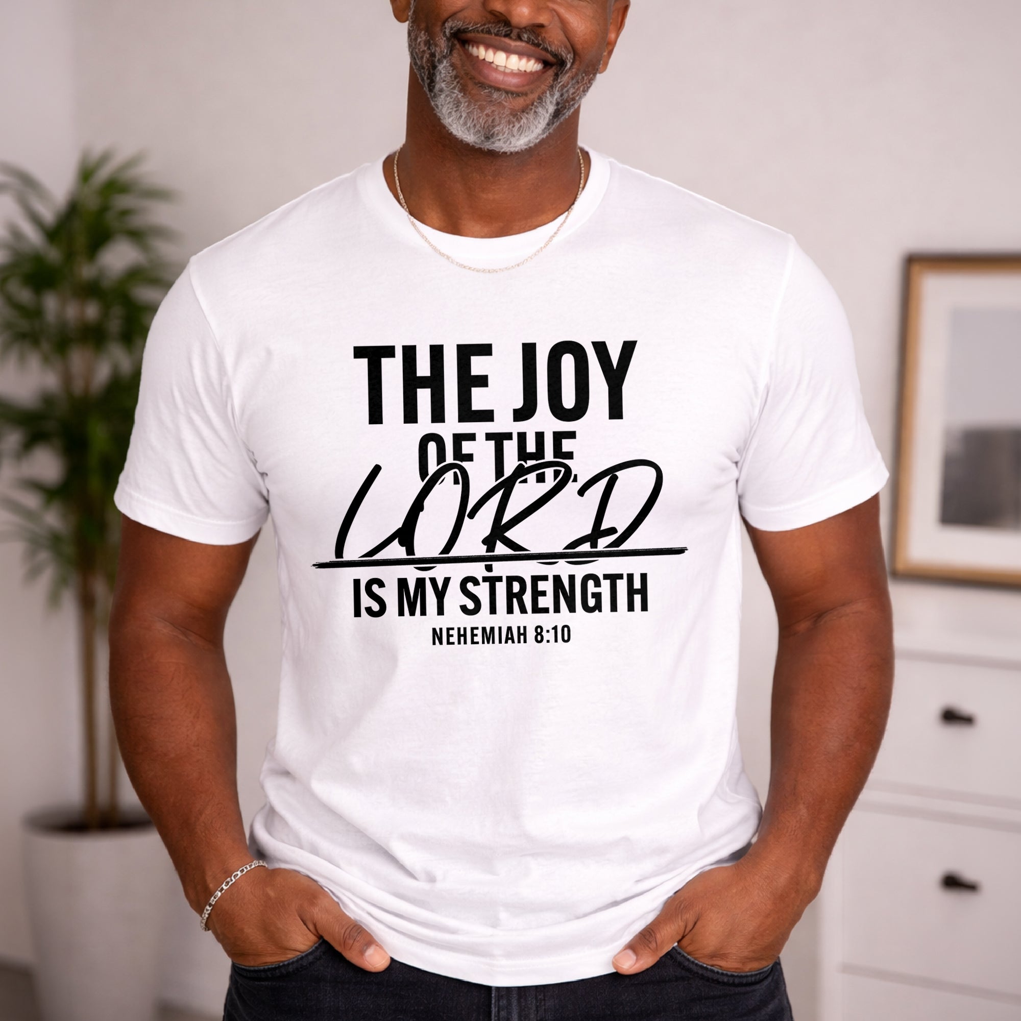 The Joy of The Lord is My Strength Unisex Jersey Short Sleeve Tee