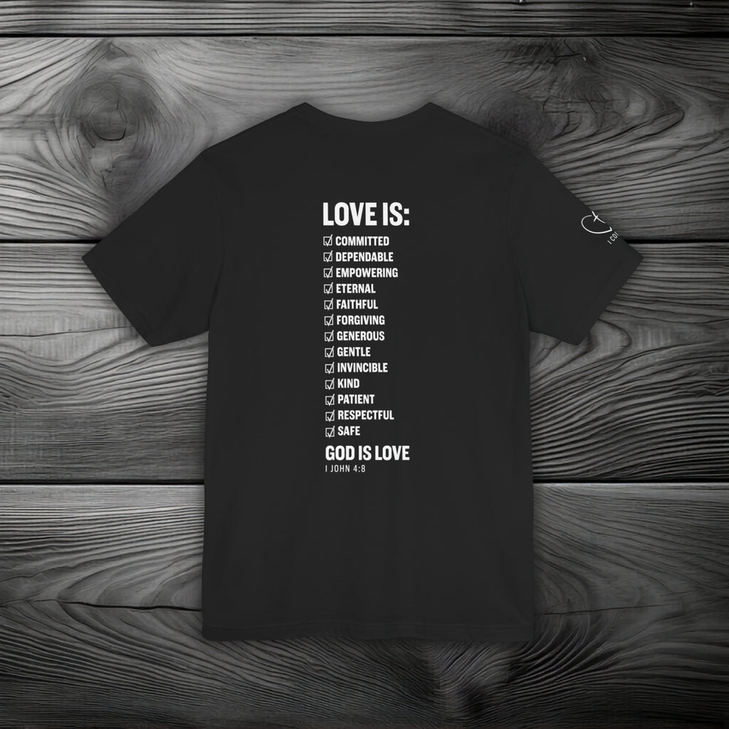 GOD is Love Unisex Jersey Short Sleeve Tee