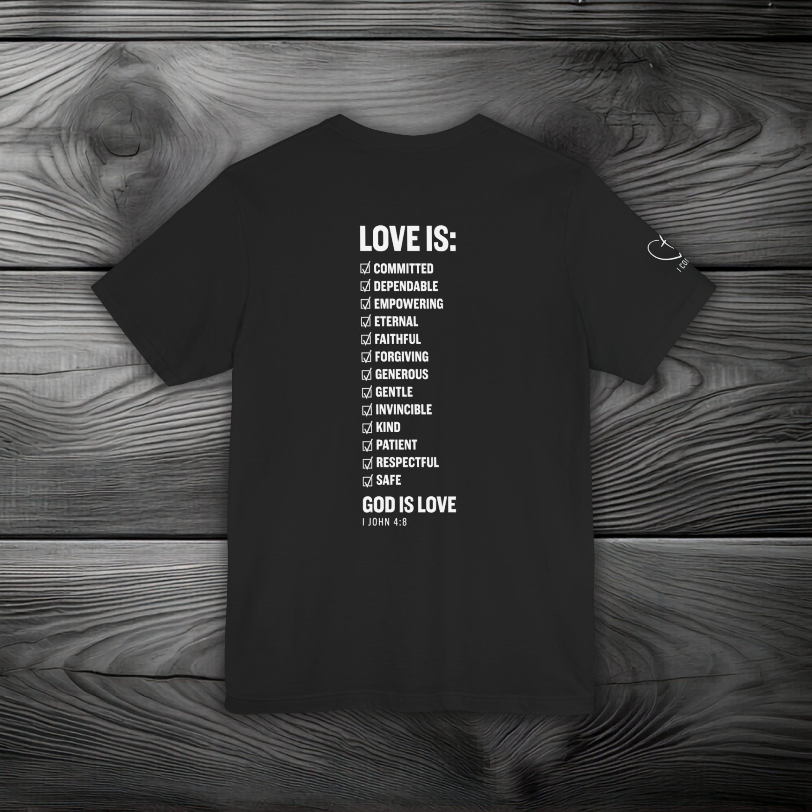GOD is Love Unisex Jersey Short Sleeve Tee