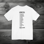 GOD is Love Unisex Jersey Short Sleeve Tee