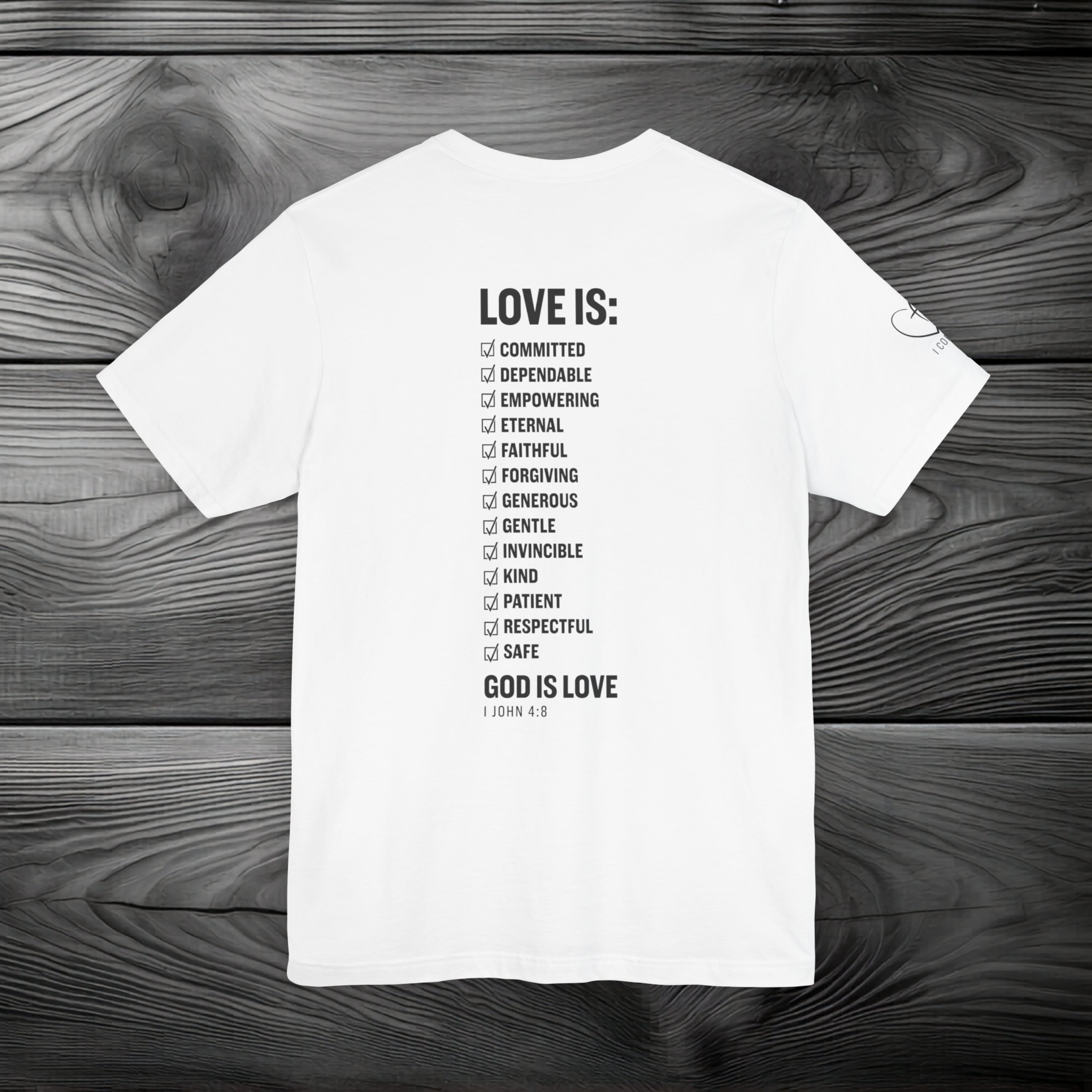 GOD is Love Unisex Jersey Short Sleeve Tee