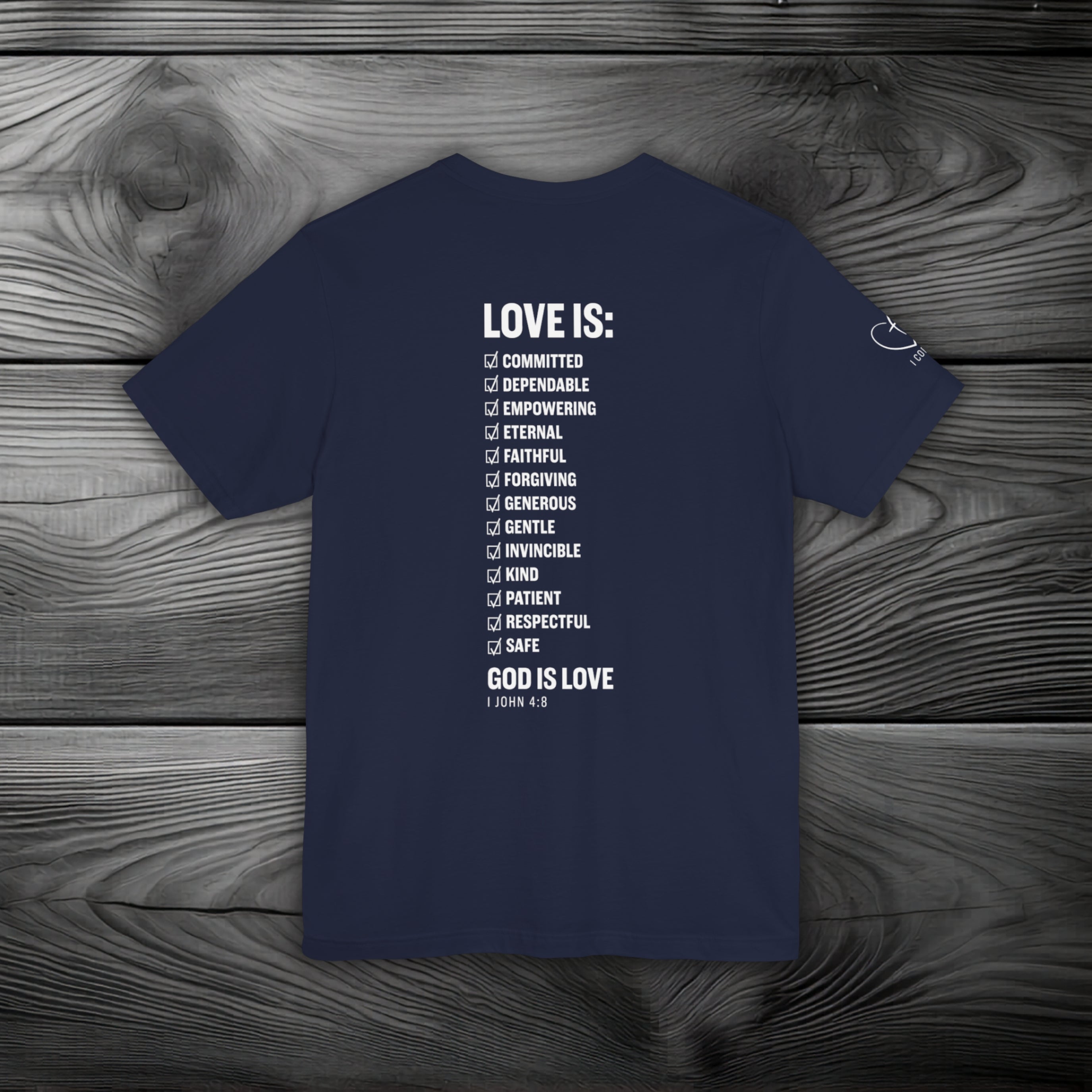GOD is Love Unisex Jersey Short Sleeve Tee