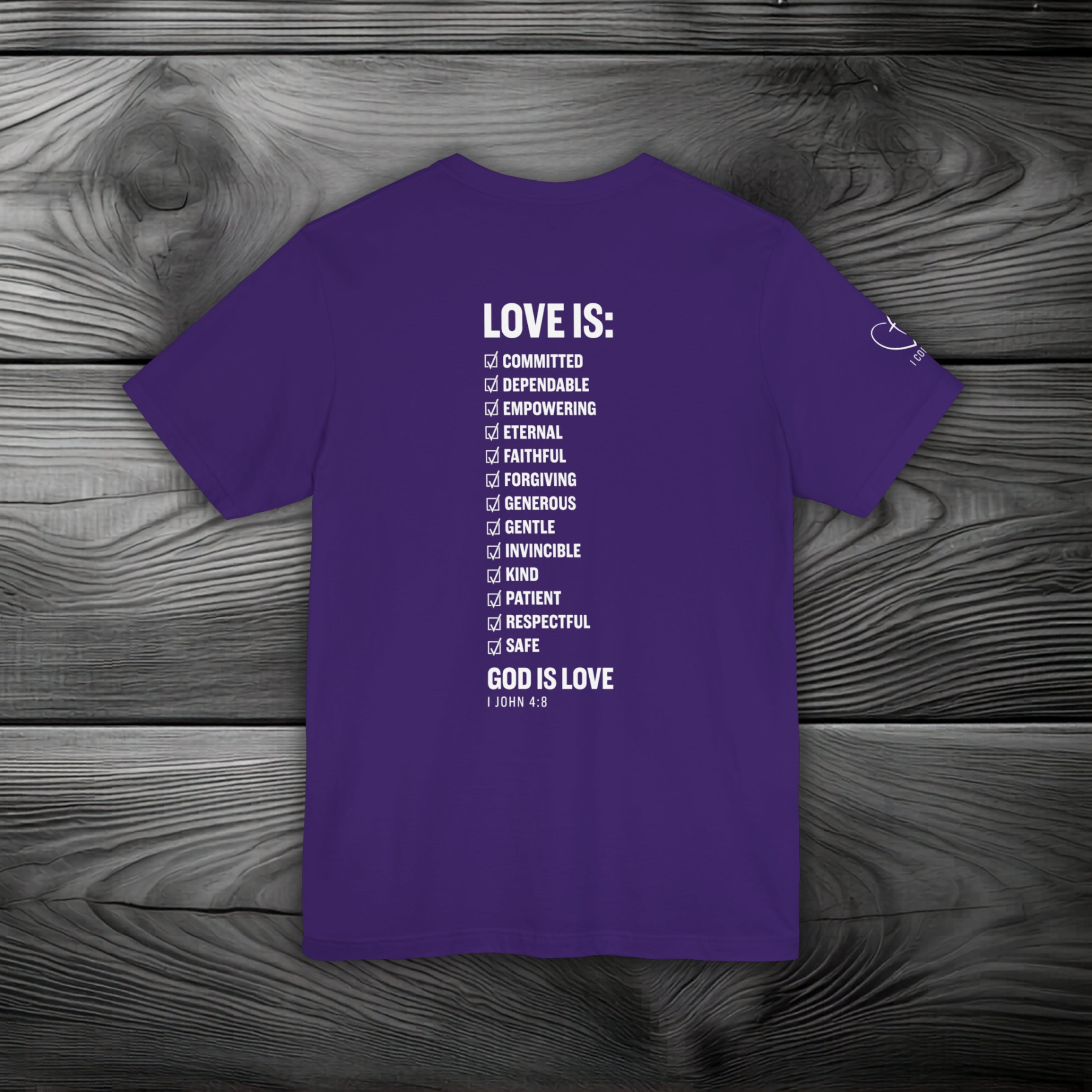 GOD is Love Unisex Jersey Short Sleeve Tee