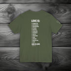 GOD is Love Unisex Jersey Short Sleeve Tee