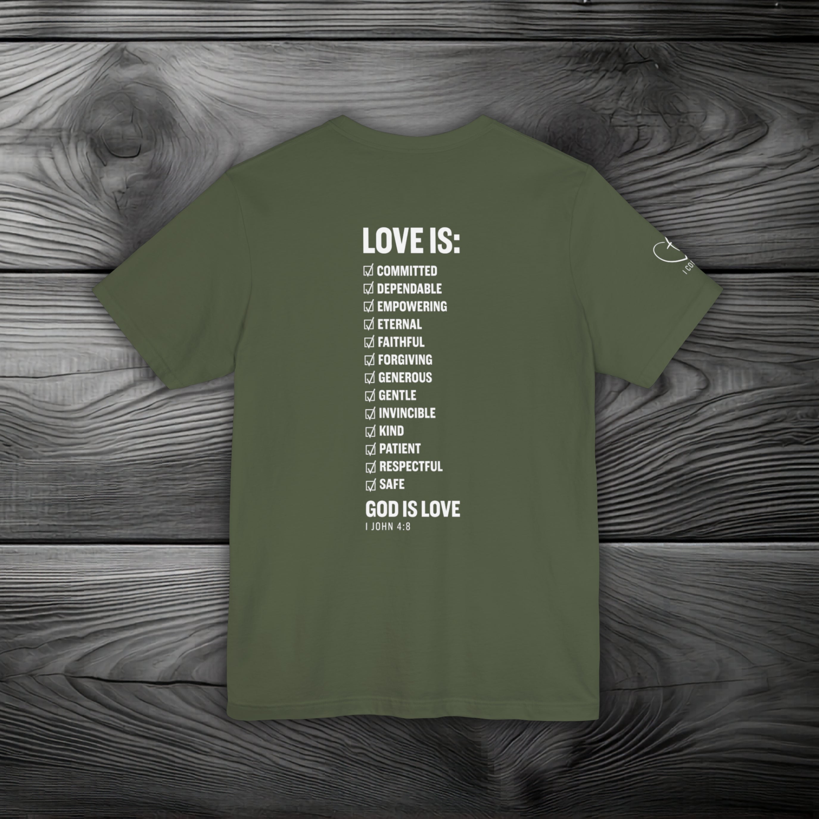 GOD is Love Unisex Jersey Short Sleeve Tee