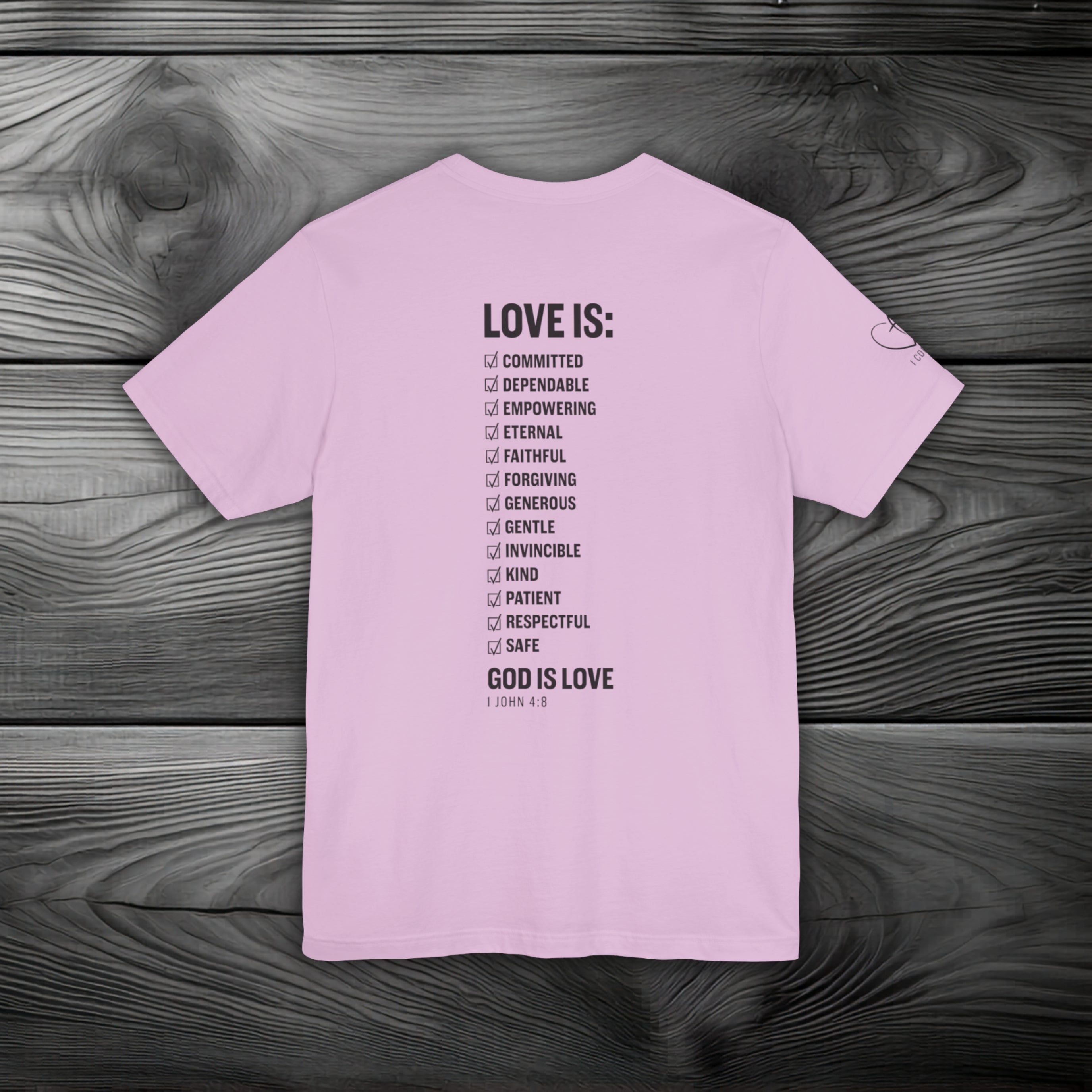 GOD is Love Unisex Jersey Short Sleeve Tee