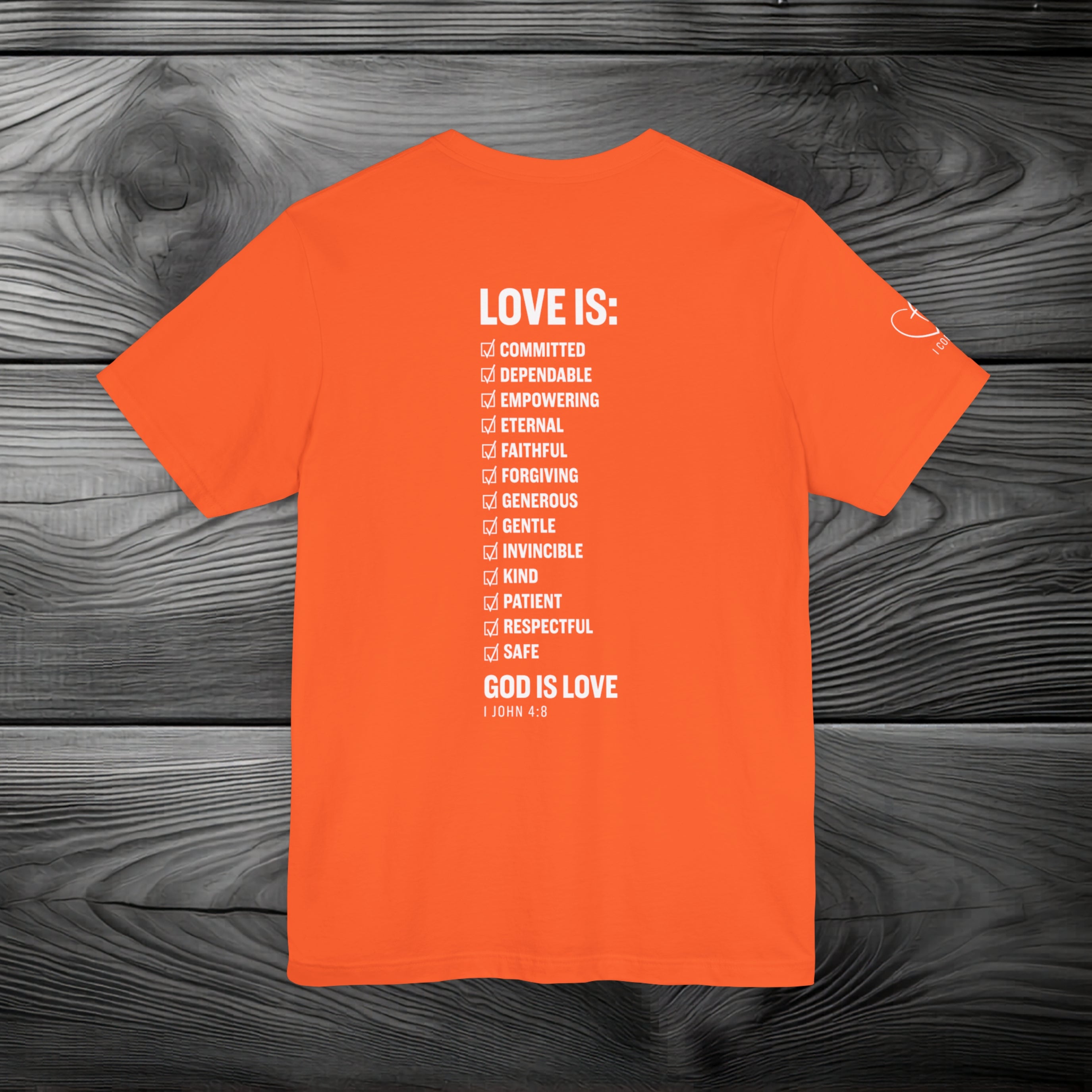 GOD is Love Unisex Jersey Short Sleeve Tee