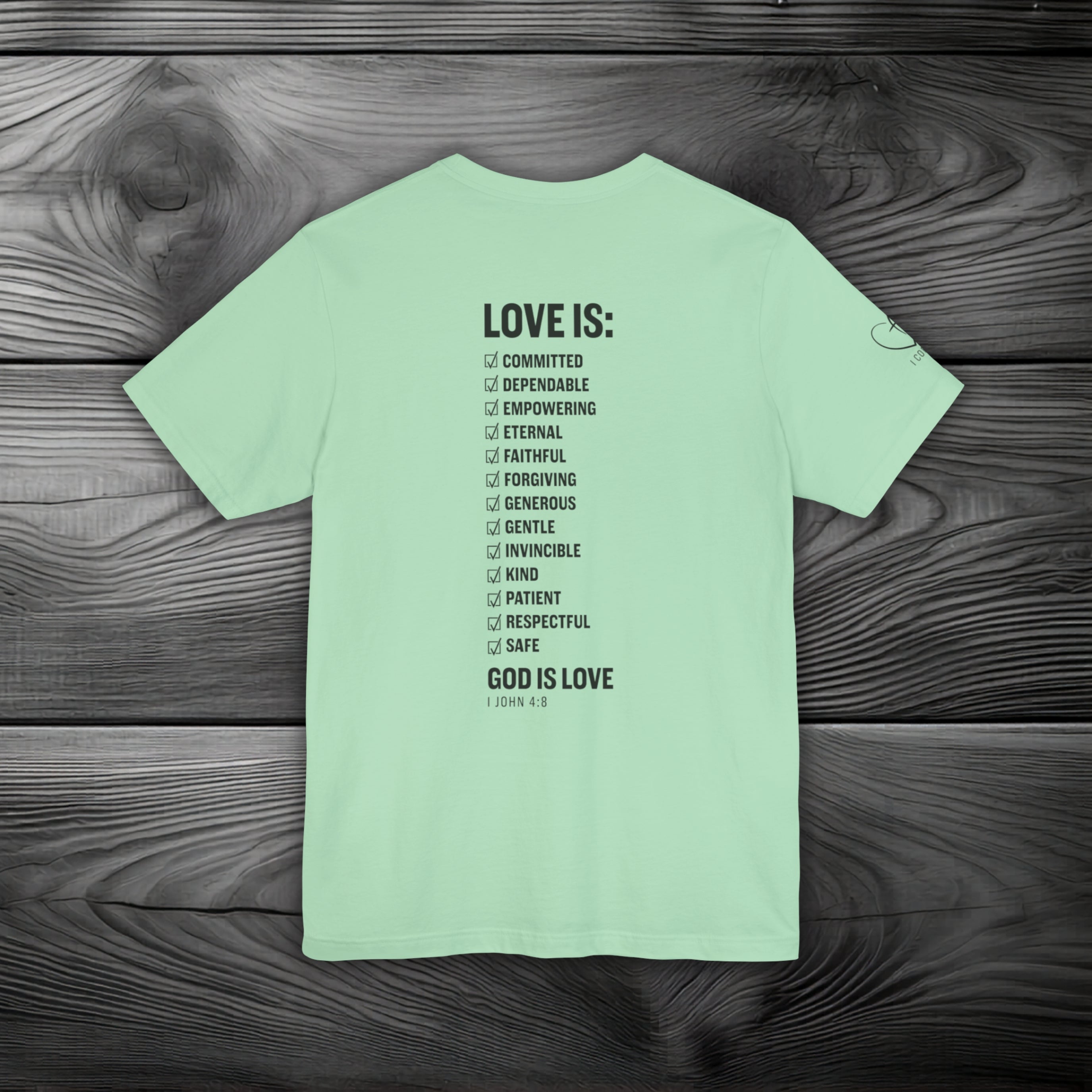 GOD is Love Unisex Jersey Short Sleeve Tee