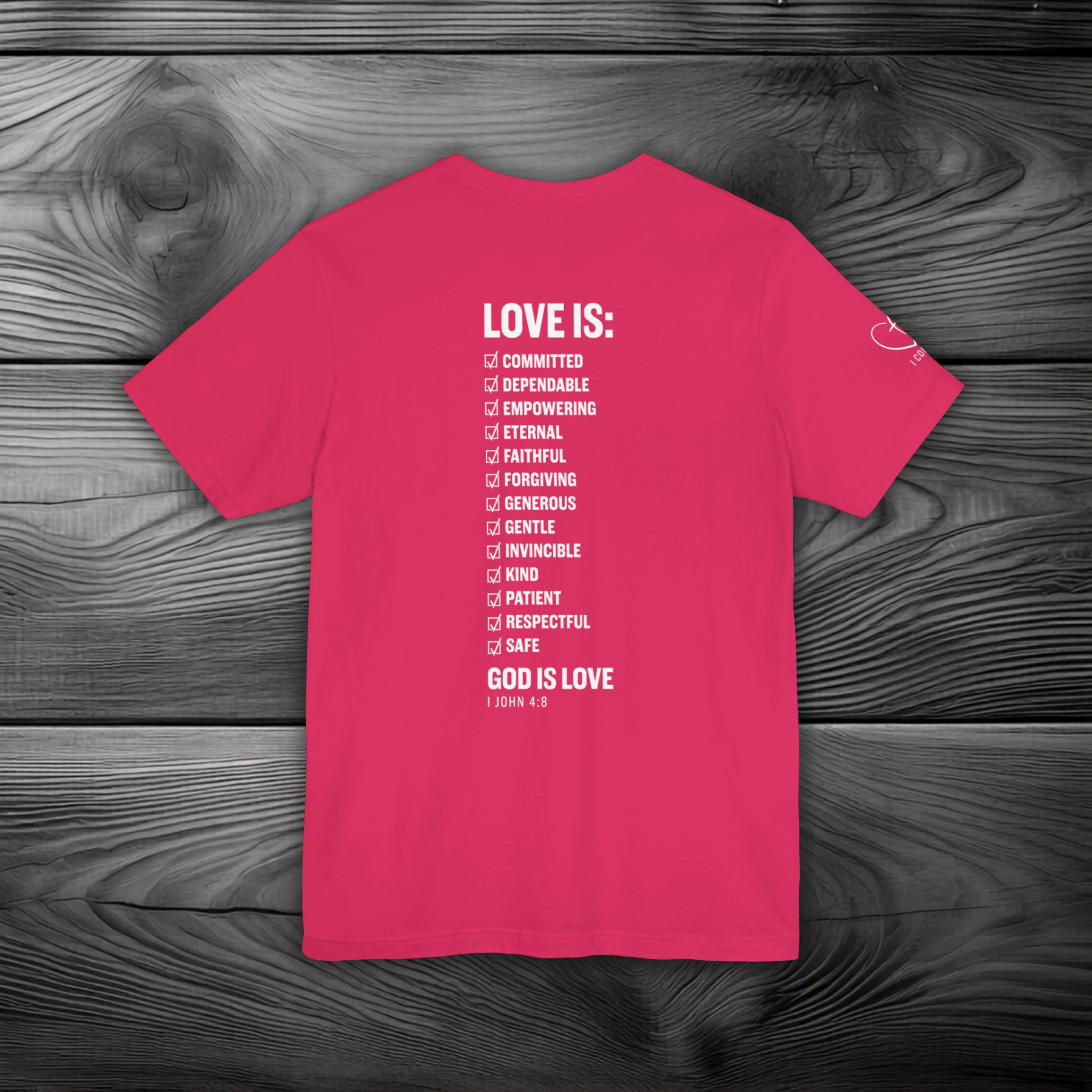 GOD is Love Unisex Jersey Short Sleeve Tee