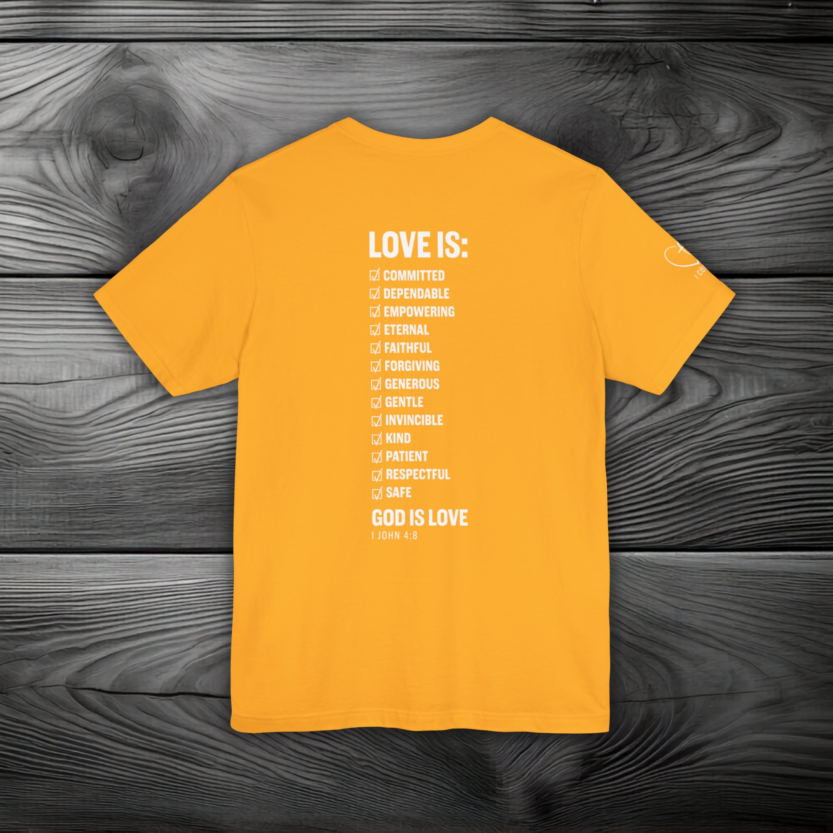 GOD is Love Unisex Jersey Short Sleeve Tee