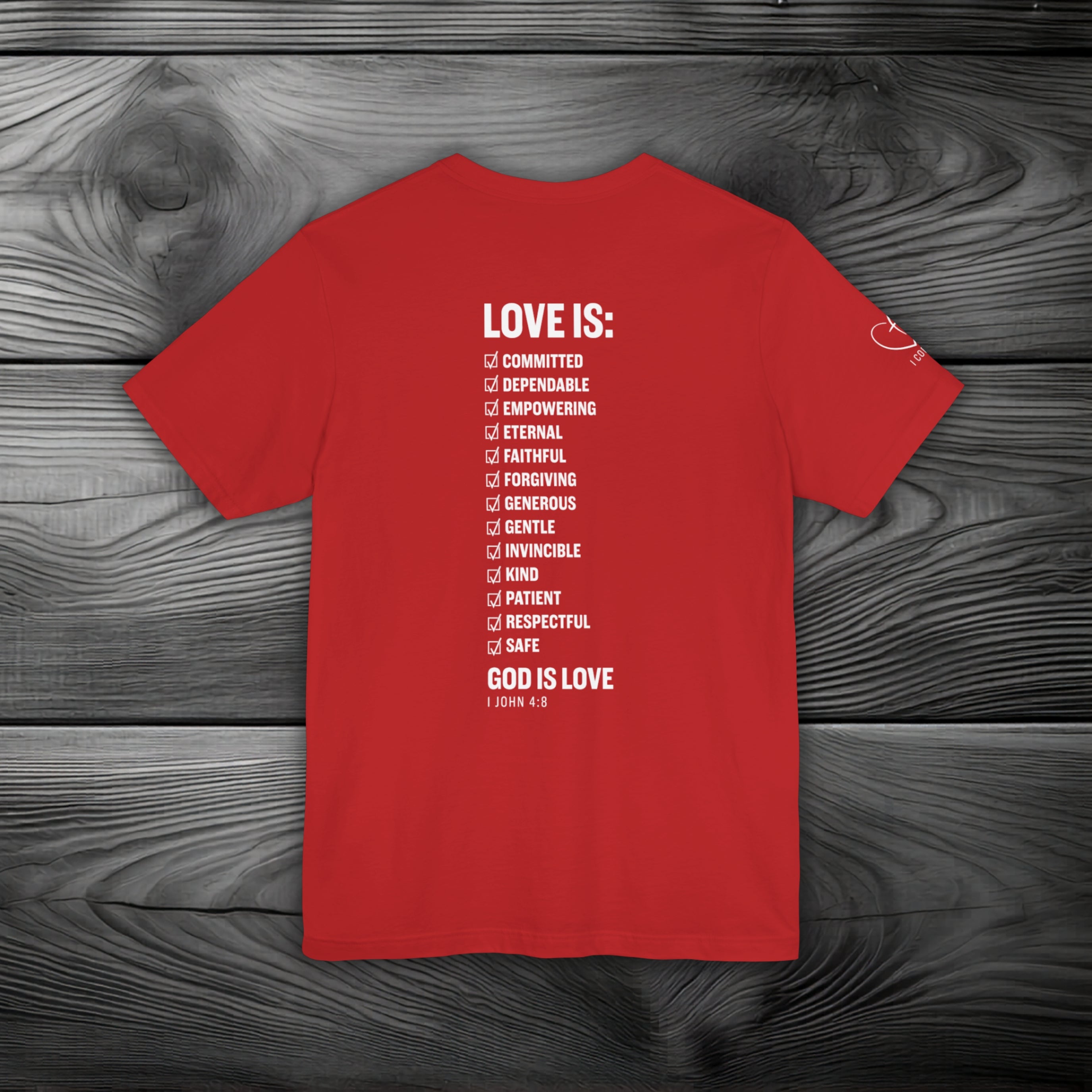 GOD is Love Unisex Jersey Short Sleeve Tee