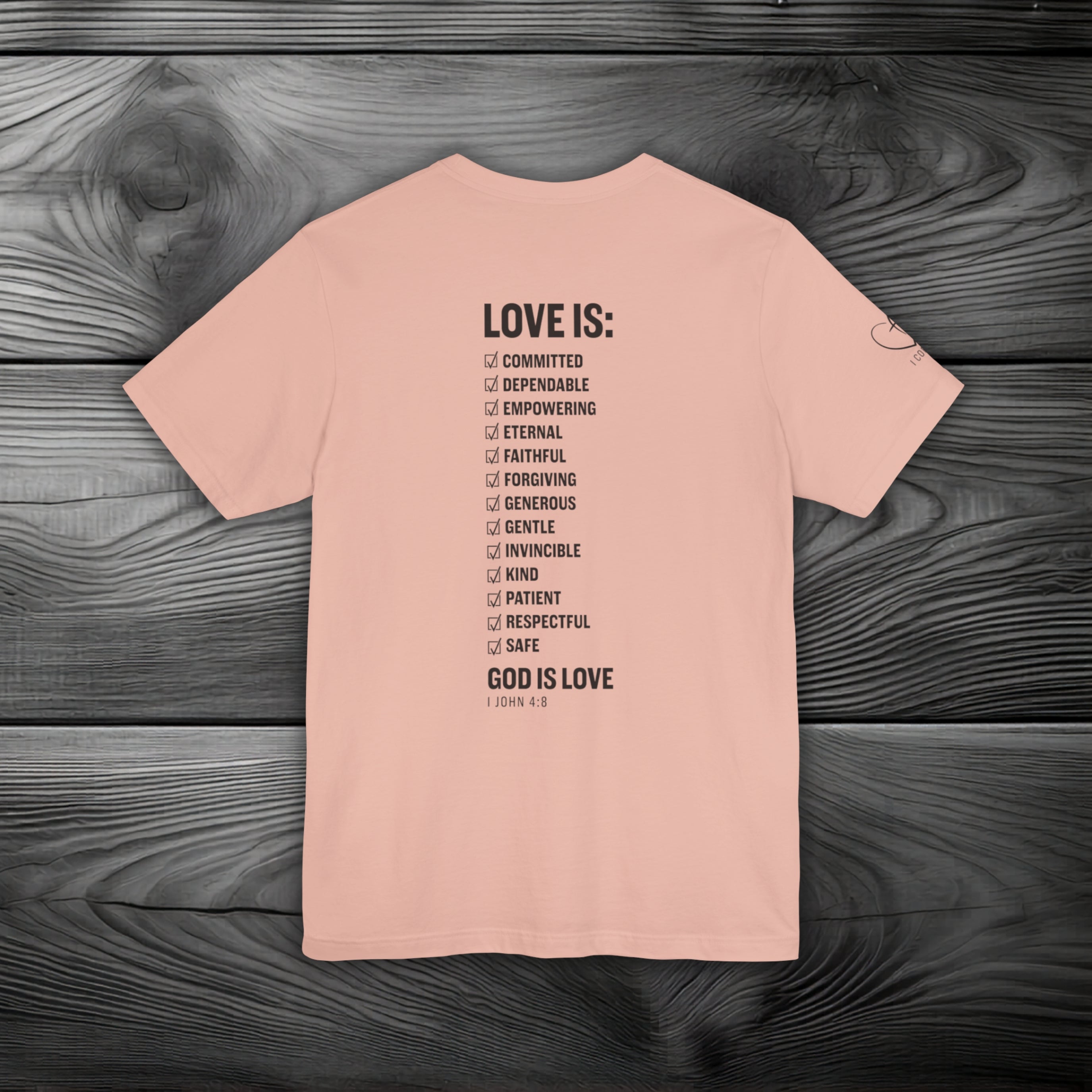 GOD is Love Unisex Jersey Short Sleeve Tee
