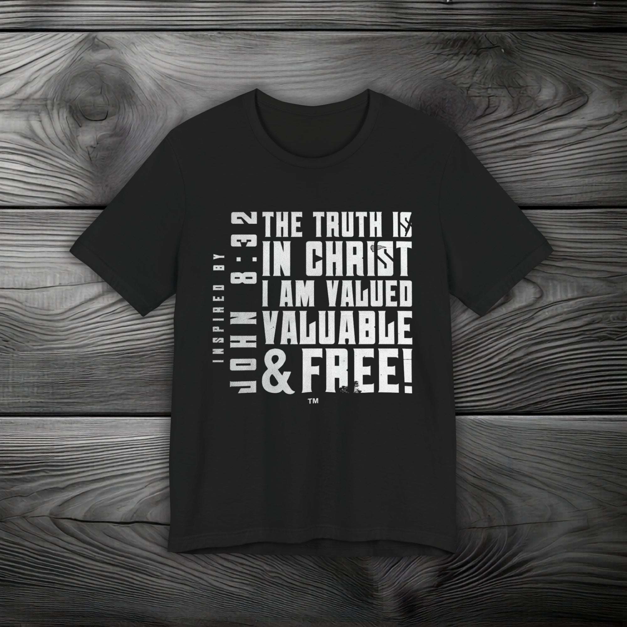 The Truth is in Christ I Am Valued Unisex Jersey Short Sleeve Tee