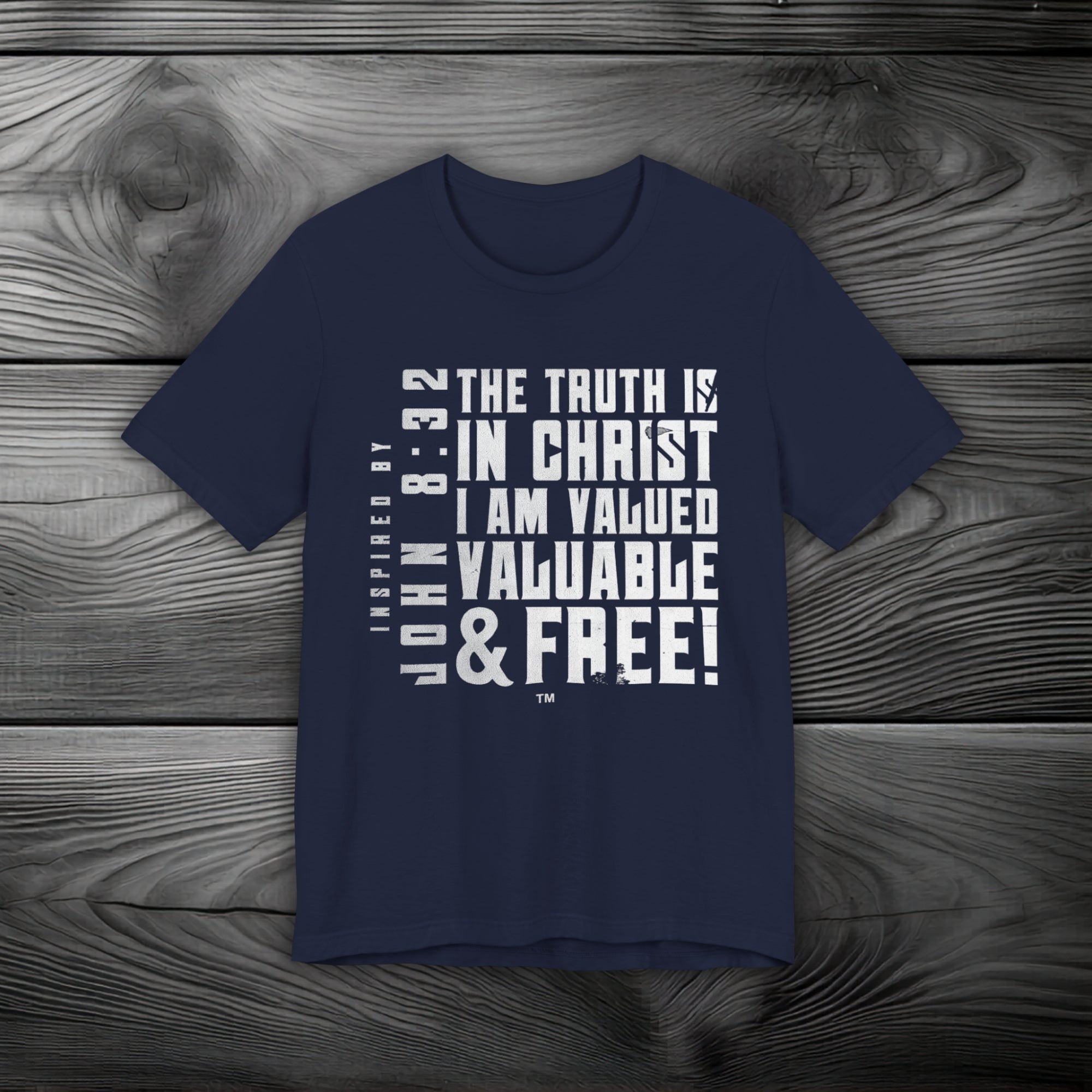 The Truth is in Christ I Am Valued Unisex Jersey Short Sleeve Tee