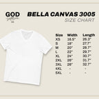 Peace in God's Purpose Unisex Jersey Short Sleeve V-Neck Tee
