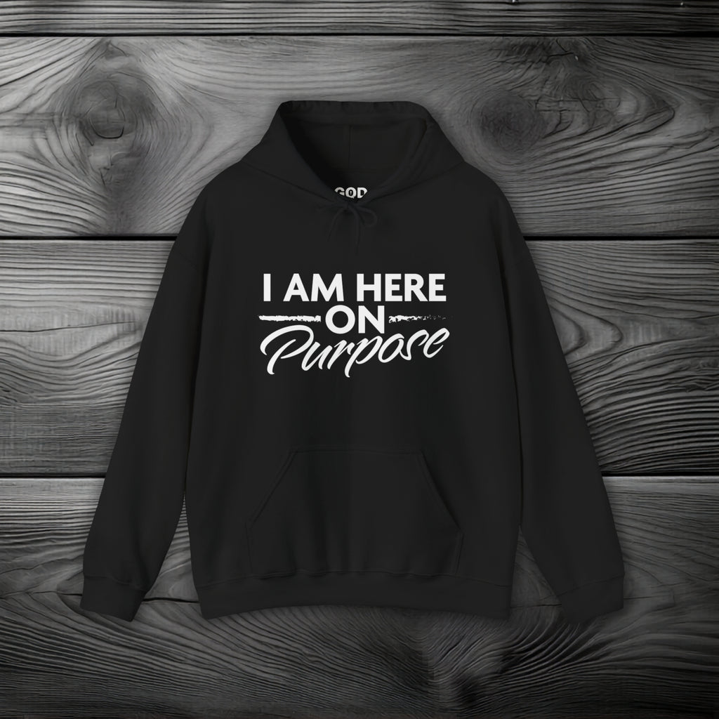 I Am Here on Purpose Pullover Hoodie