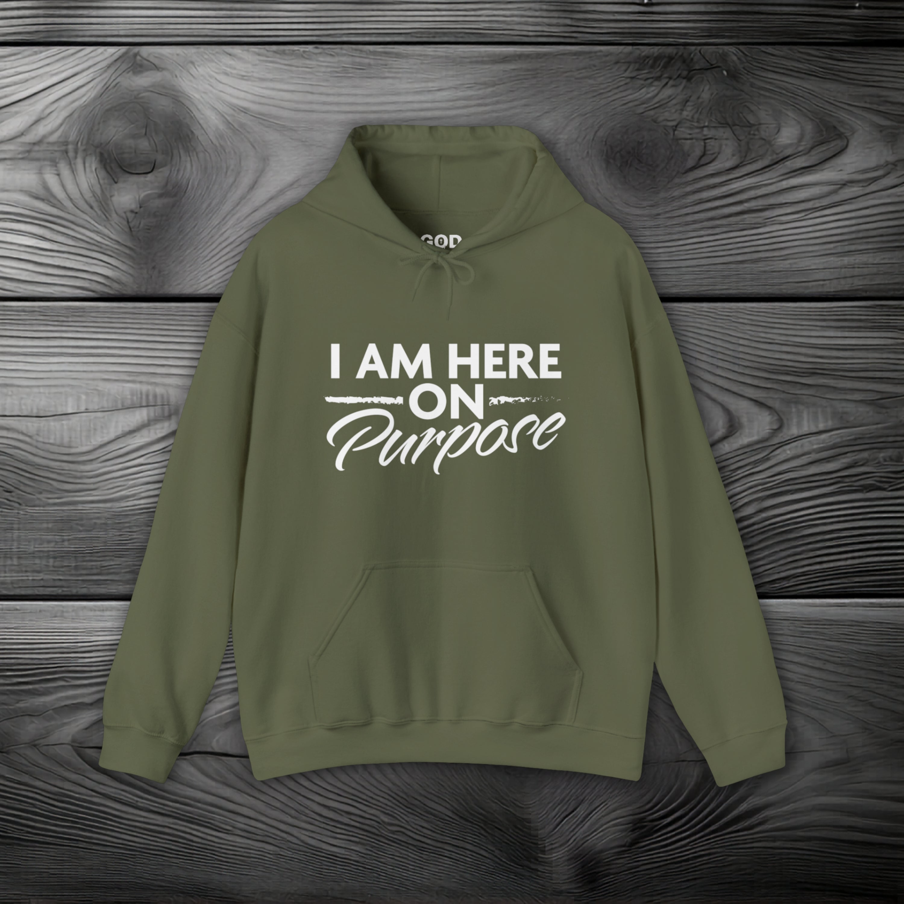 I Am Here on Purpose Pullover Hoodie