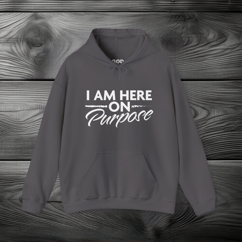 I Am Here on Purpose Pullover Hoodie