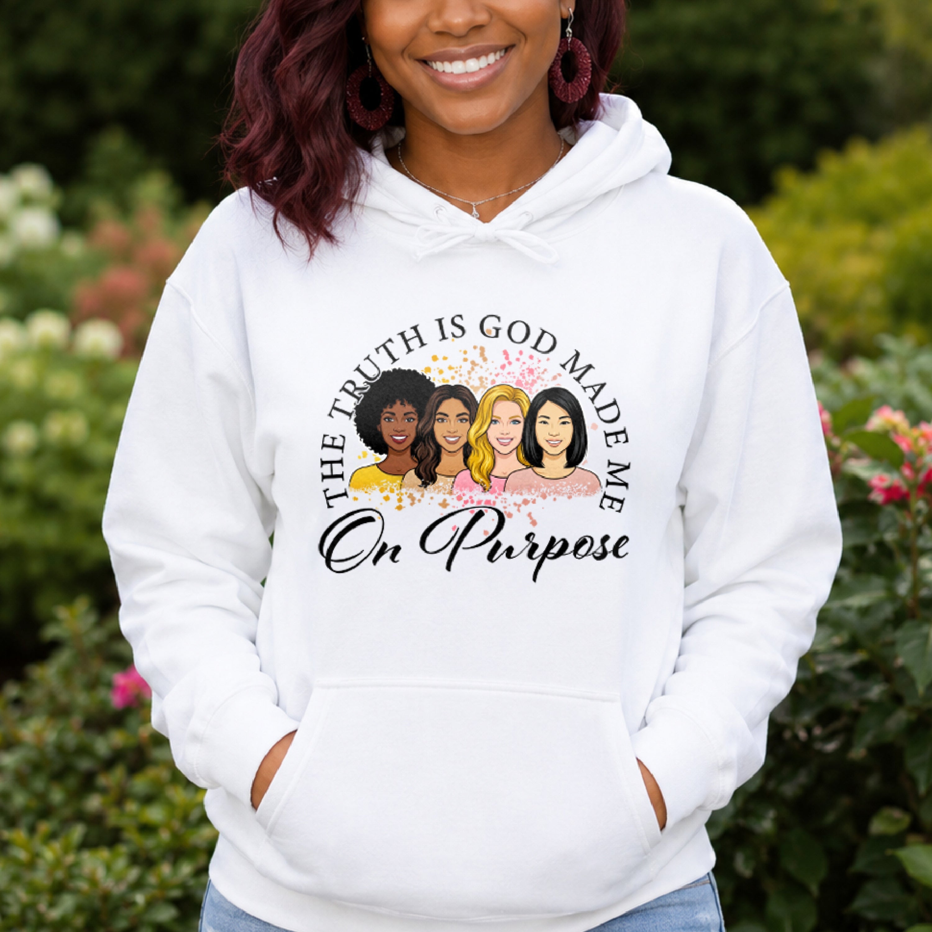 God Made Me On Purpose Pullover Hoodie