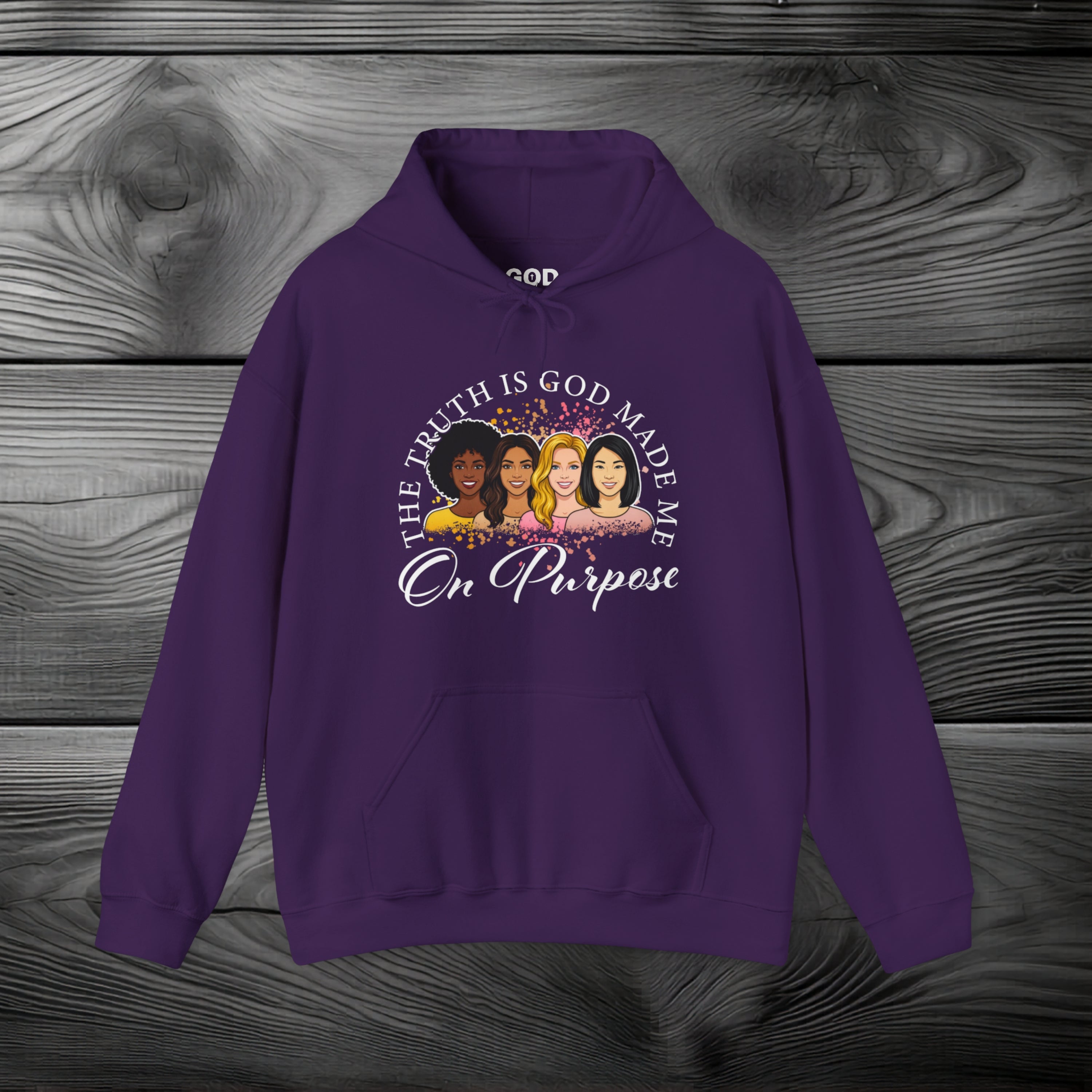 God Made Me On Purpose Pullover Hoodie