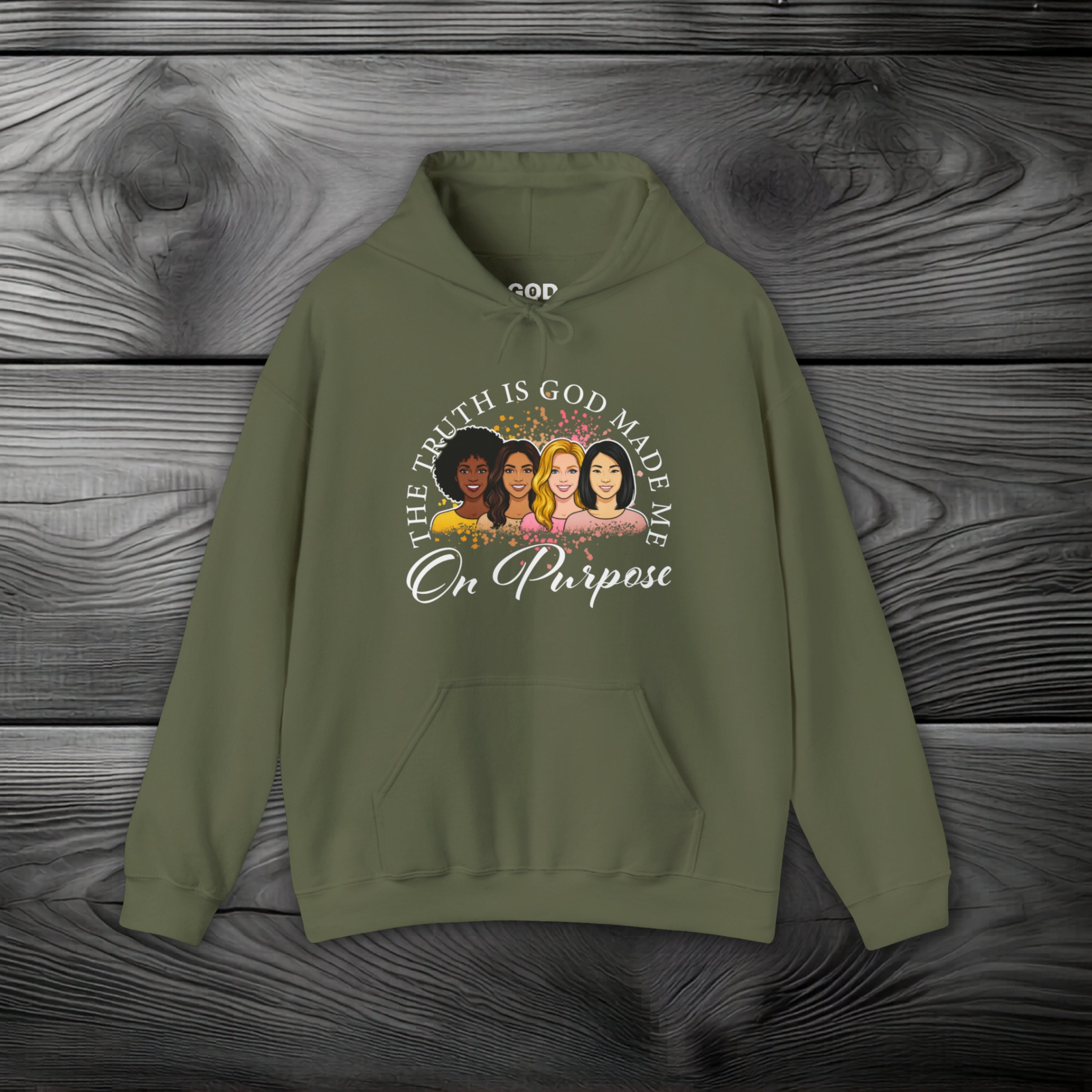God Made Me On Purpose Pullover Hoodie
