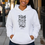 The Truth is in Christ I Am Valued Valuable and Free Pullover Hoodie