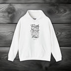 The Truth is in Christ I Am Valued Valuable and Free Pullover Hoodie