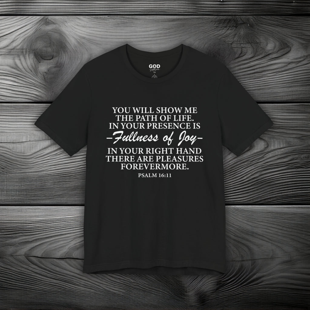 Joy In GOD's Presence Unisex Jersey Short Sleeve Tee