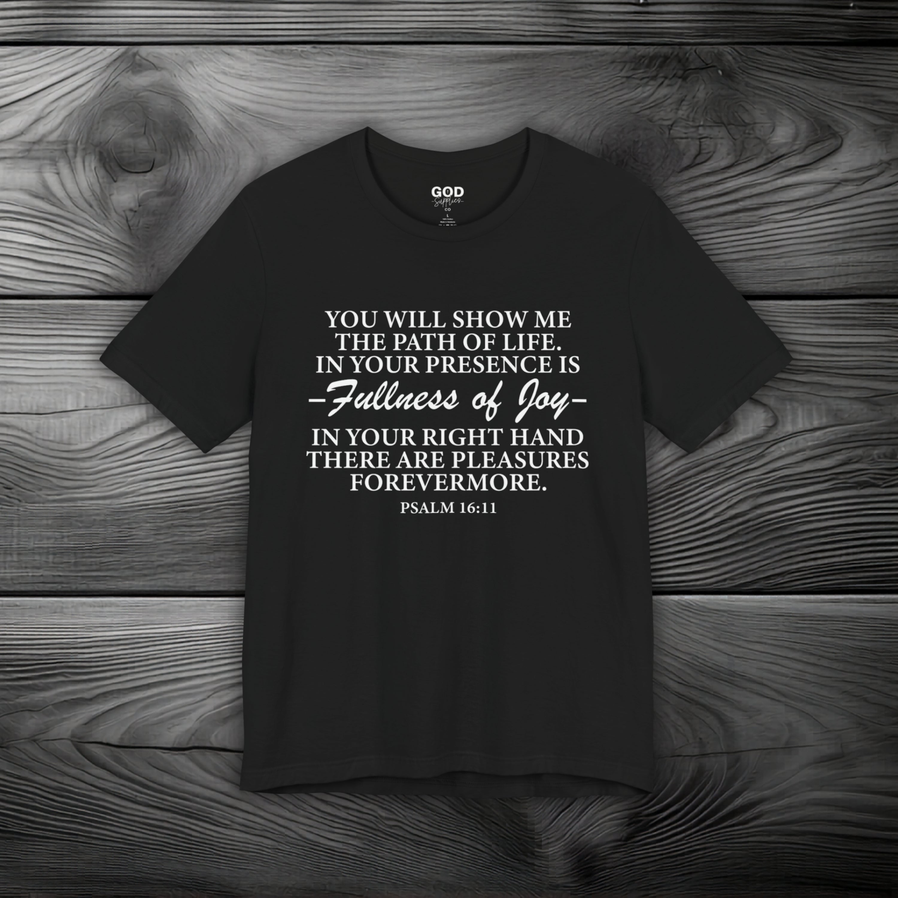 Joy In GOD's Presence Unisex Jersey Short Sleeve Tee