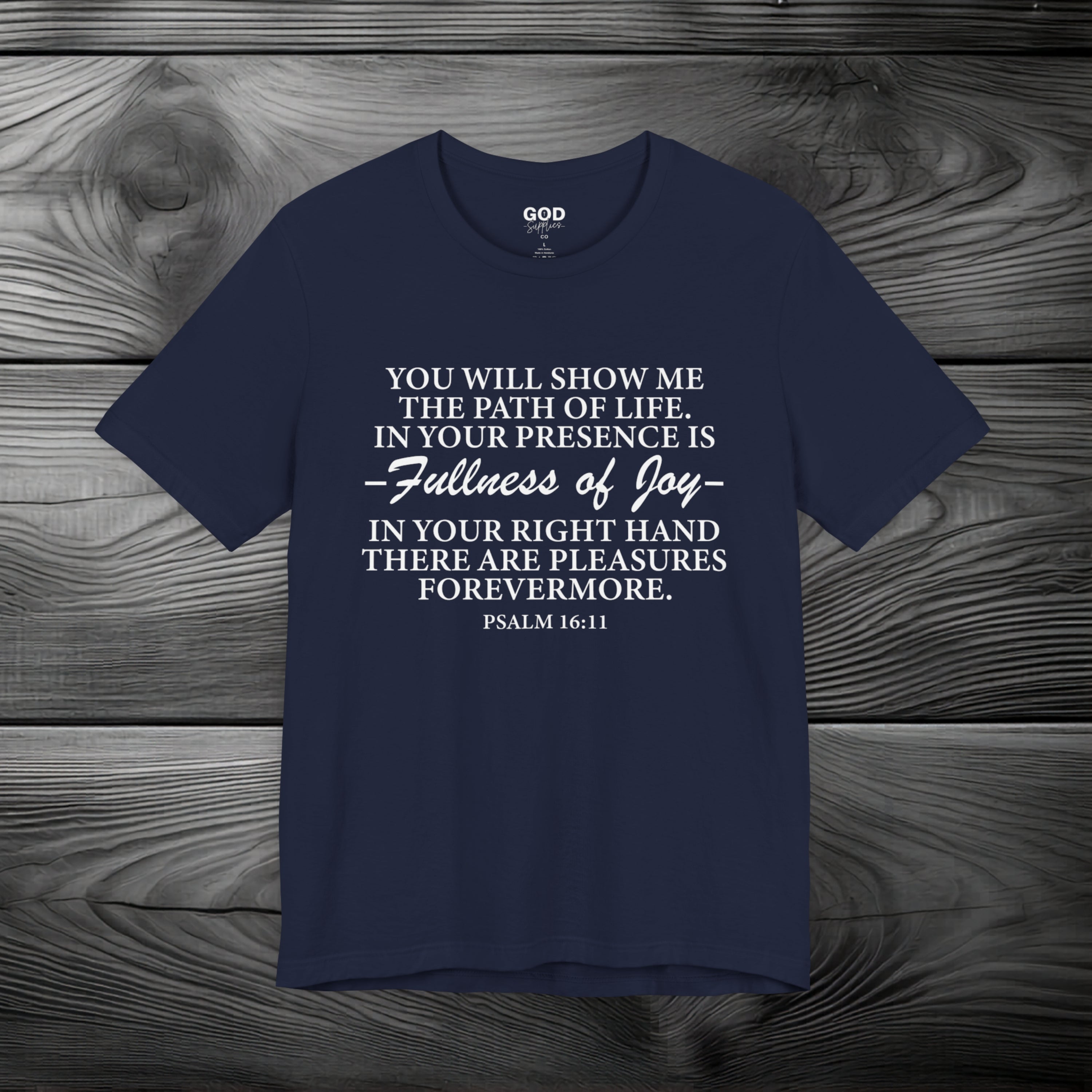 Joy In GOD's Presence Unisex Jersey Short Sleeve Tee