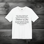 Joy In GOD's Presence Unisex Jersey Short Sleeve Tee