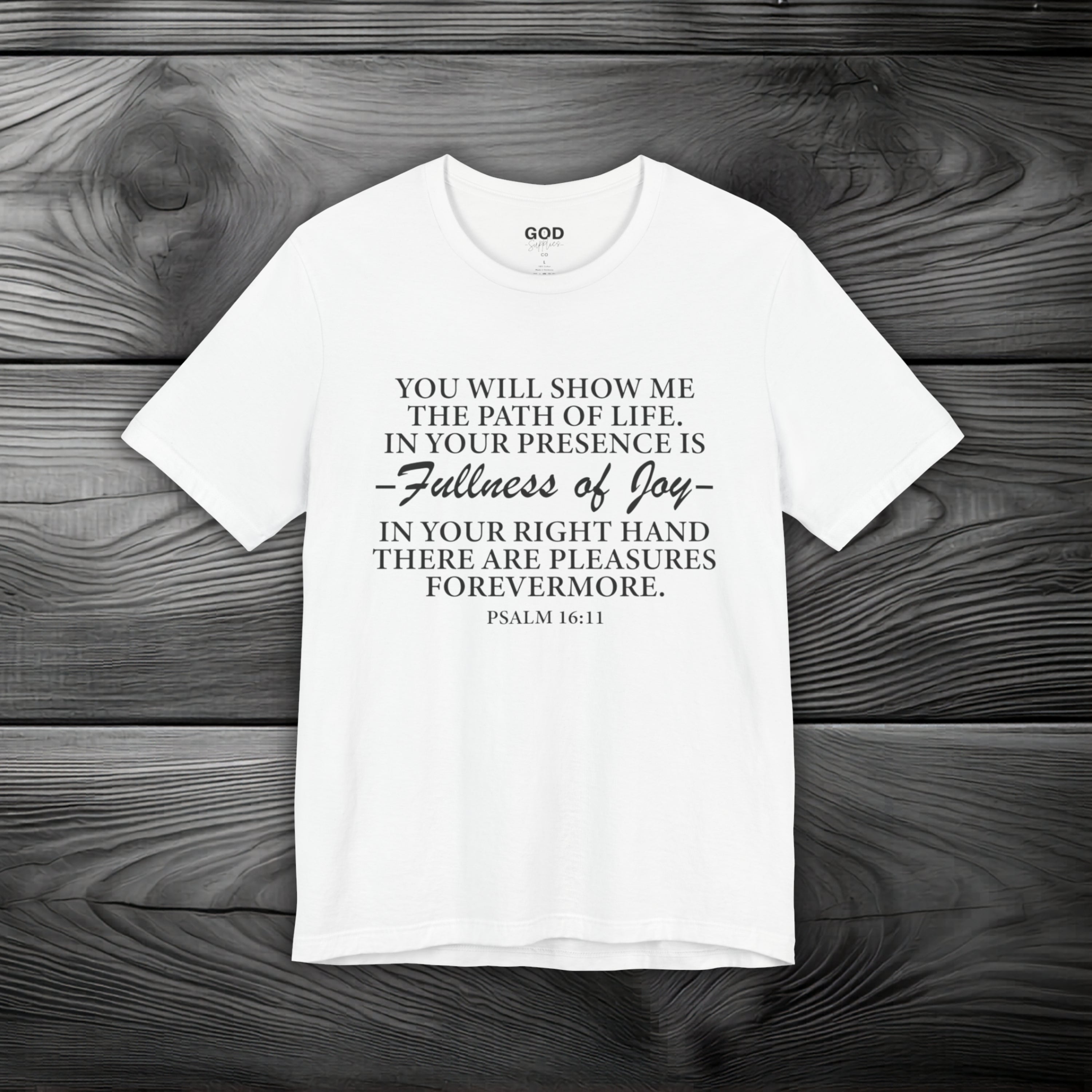 Joy In GOD's Presence Unisex Jersey Short Sleeve Tee