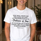 Joy In GOD's Presence Unisex Jersey Short Sleeve Tee