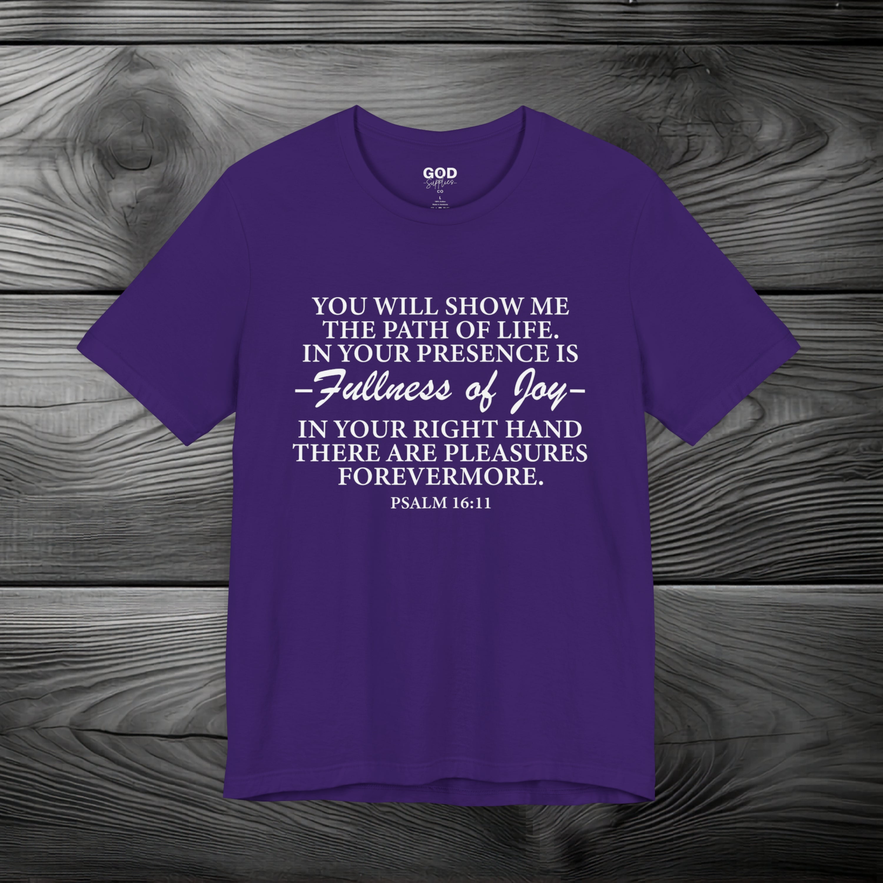 Joy In GOD's Presence Unisex Jersey Short Sleeve Tee