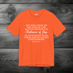 Joy In GOD's Presence Unisex Jersey Short Sleeve Tee