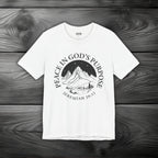 Peace in God's Purpose Unisex Jersey Short Sleeve Tee