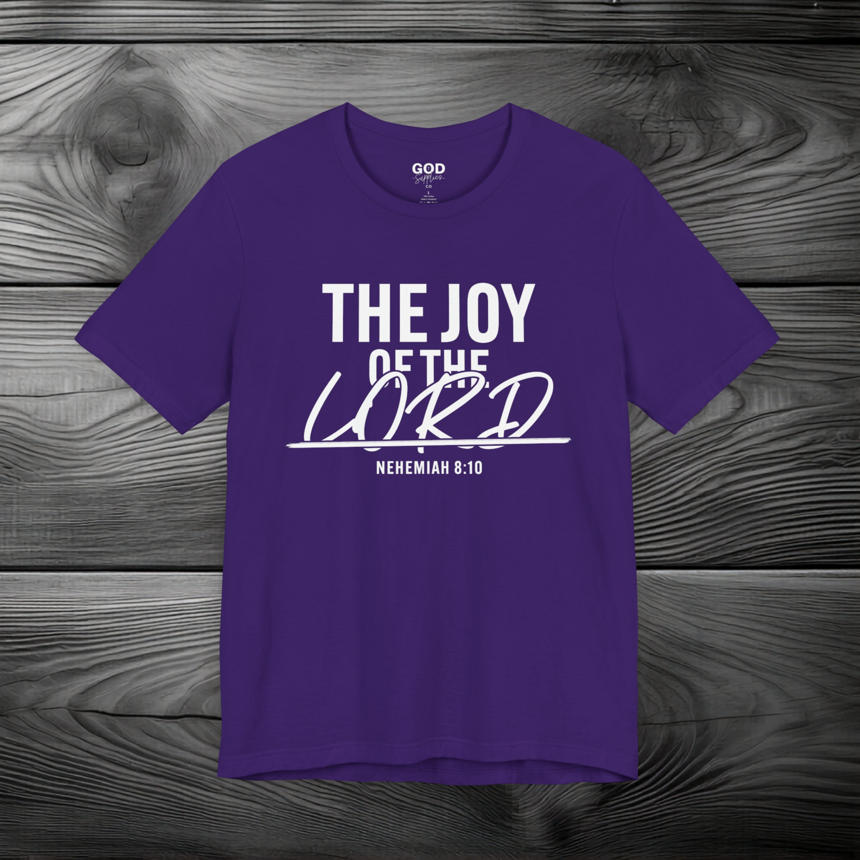 The Joy of The Lord Unisex Jersey Short Sleeve Tee