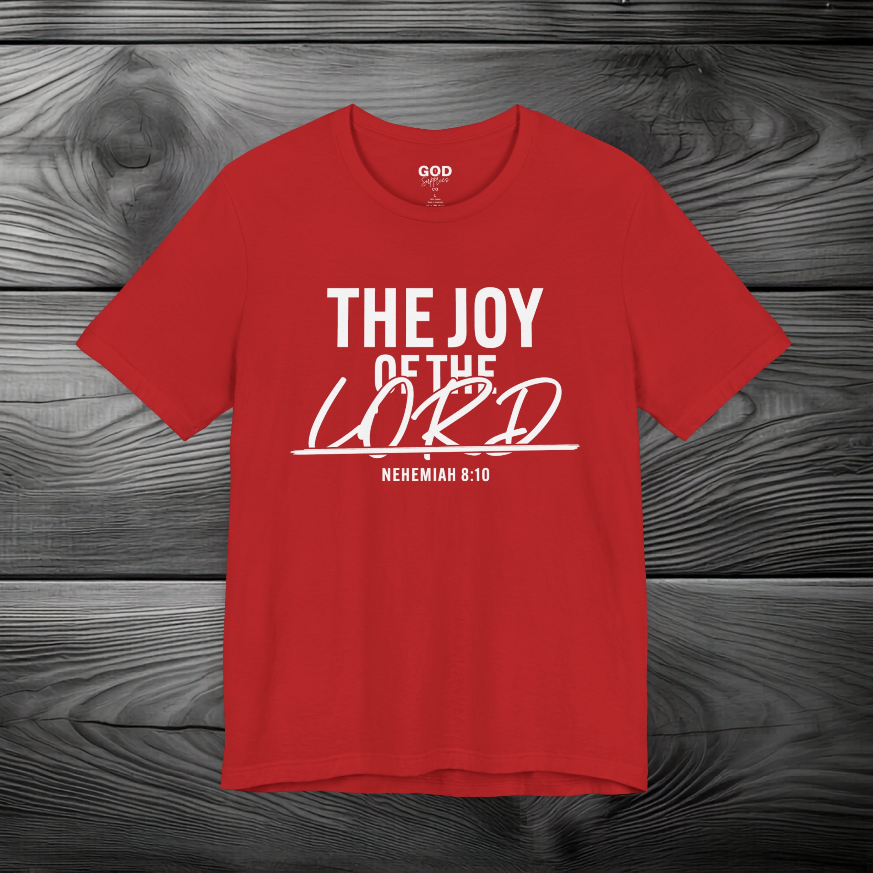 The Joy of The Lord Unisex Jersey Short Sleeve Tee