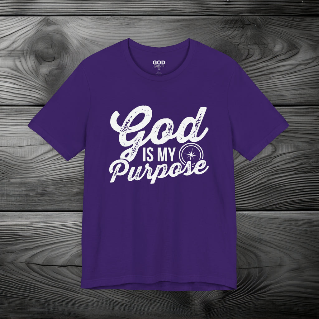 God is My Purpose Unisex Jersey Short Sleeve Tee