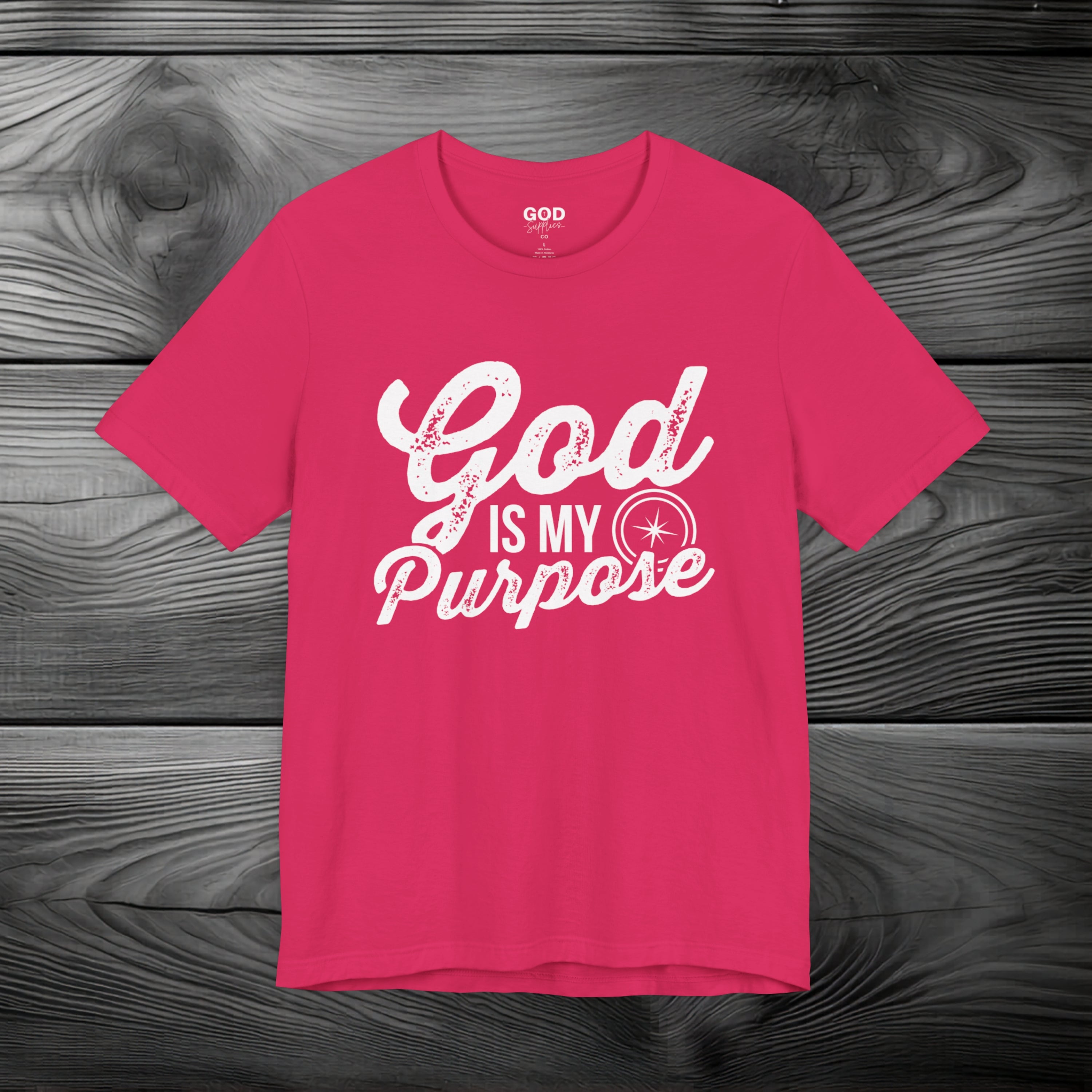 God is My Purpose Unisex Jersey Short Sleeve Tee