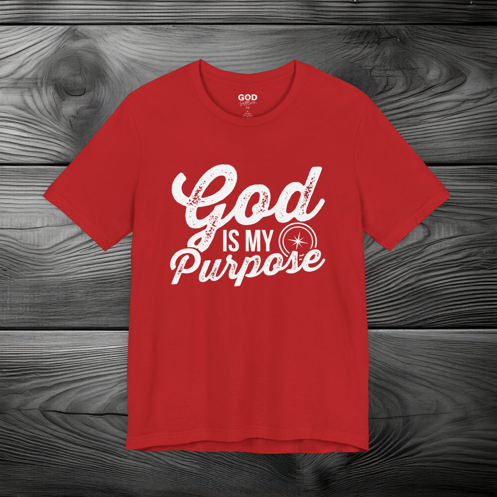 God is My Purpose Unisex Jersey Short Sleeve Tee