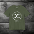 Eternal Pleasures ay His Right Hand Unisex Jersey Short Sleeve Tee