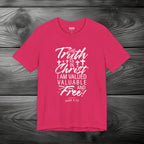 The Truth is in Christ I Am Valued Valuable and Free Unisex Jersey Short Sleeve Tee