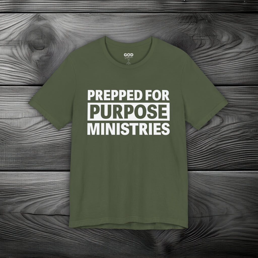 Prepped For Purpose Ministries Unisex Jersey Short Sleeve Tee