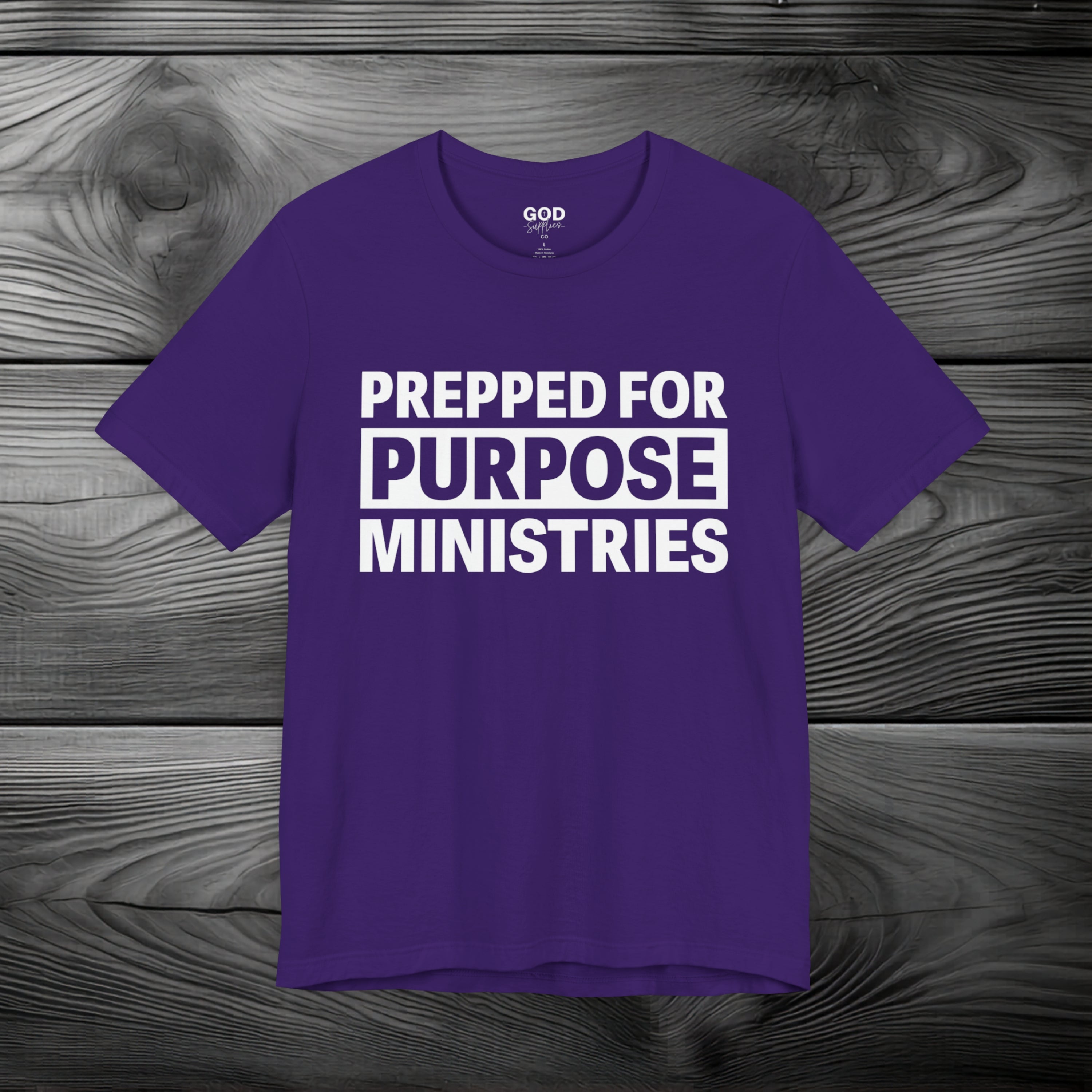 Prepped For Purpose Ministries Unisex Jersey Short Sleeve Tee