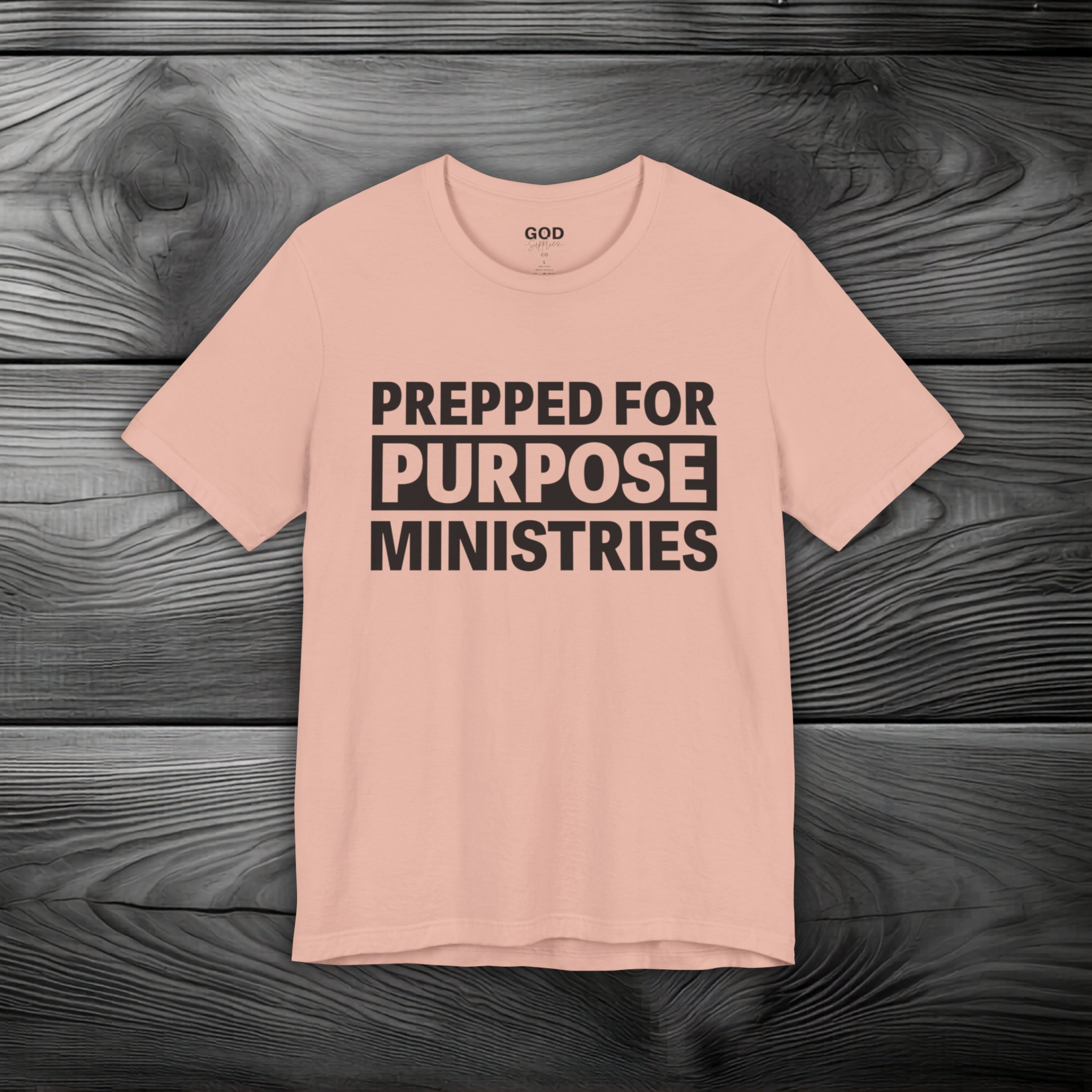 Prepped For Purpose Ministries Unisex Jersey Short Sleeve Tee