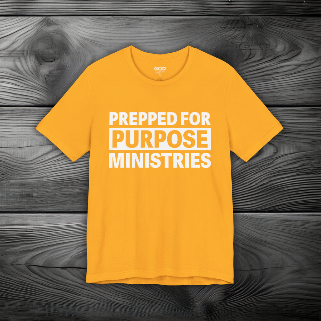 Prepped For Purpose Ministries Unisex Jersey Short Sleeve Tee