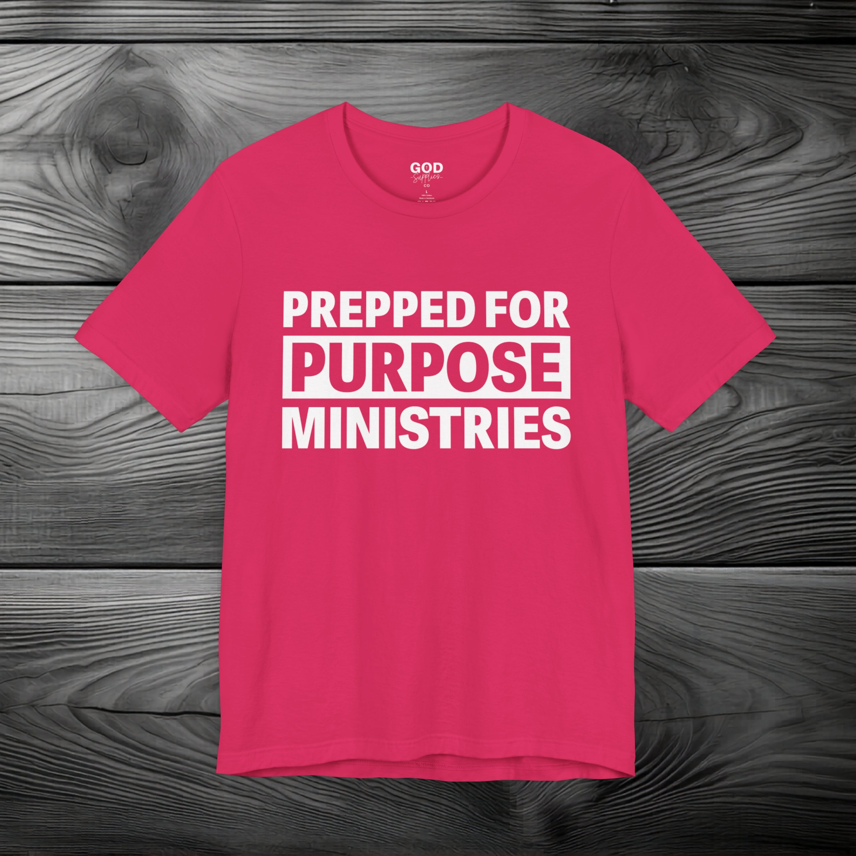 Prepped For Purpose Ministries Unisex Jersey Short Sleeve Tee