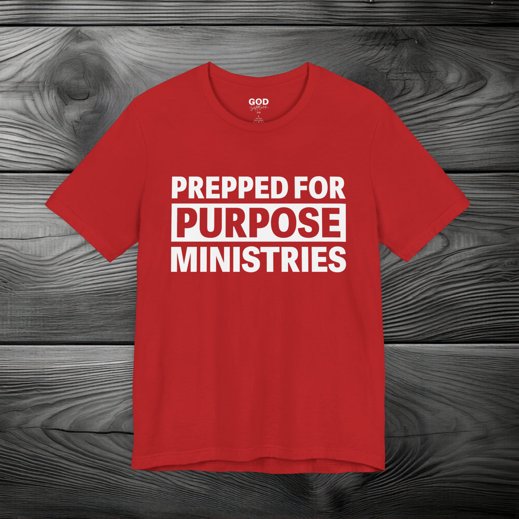 Prepped For Purpose Ministries Unisex Jersey Short Sleeve Tee